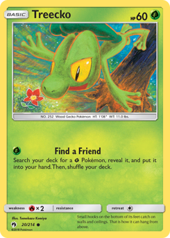 Treecko — Lost Thunder 20/214