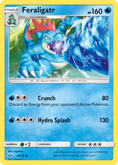 Feraligatr — Shining Legends 20/73