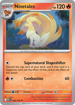 Ninetales — Mega Evolution 20/132