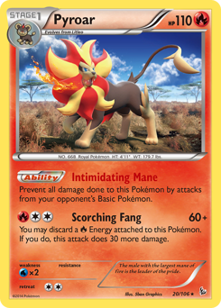 Pyroar — Flashfire 20/106