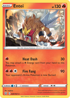 Entei — Battle Styles 20/163