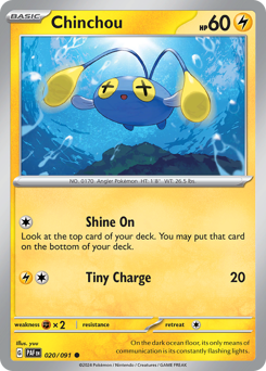 Chinchou — Paldean Fates 20/91