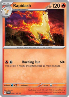 Rapidash — Stellar Crown 20/142