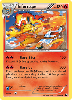 Infernape — Steam Siege 20/114