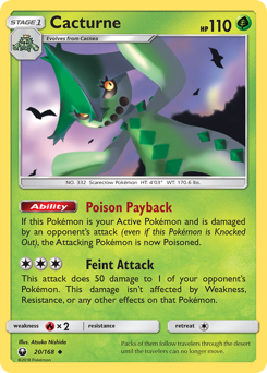 Cacturne — Celestial Storm 20/168
