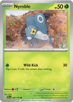 Nymble — Paldea Evolved 20/193