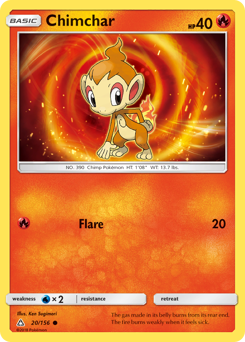 Chimchar — Ultra Prism 20/156