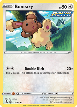 Buneary — Fusion Strike 212/264