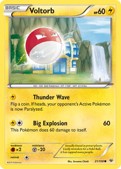 Voltorb — Roaring Skies 21/108