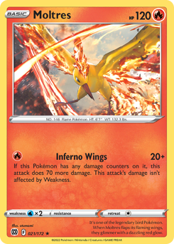 Moltres — Brilliant Stars 21/172