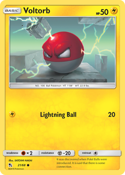 Voltorb — Hidden Fates 21/68