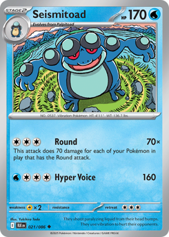 Seismitoad — Black Bolt 21/86