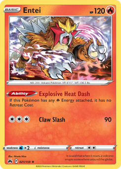Entei — Crown Zenith 21/159