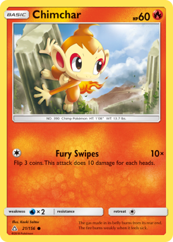 Chimchar — Ultra Prism 21/156
