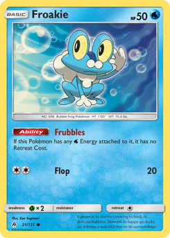 Froakie — Forbidden Light 21/131