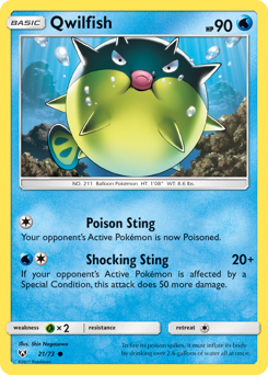 Qwilfish — Shining Legends 21/73