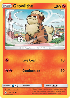Growlithe — Unbroken Bonds 21/214