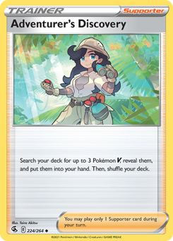 Adventurer's Discovery — Fusion Strike 224/264