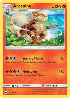 Arcanine — Sun & Moon 22/149