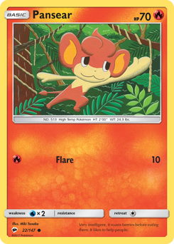 Pansear — Burning Shadows 22/147