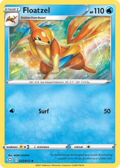 Floatzel — Shining Fates 23/72