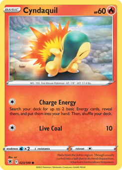 Cyndaquil — Astral Radiance 23/189