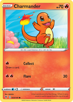 Charmander — Vivid Voltage 23/185