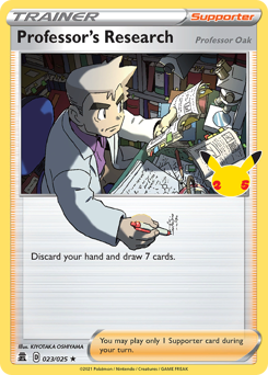 Professor's Research (Professor Oak) — Celebrations 23/25