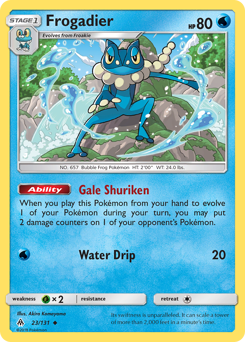 Frogadier — Forbidden Light 23/131