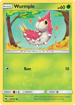 Wurmple — Lost Thunder 23/214