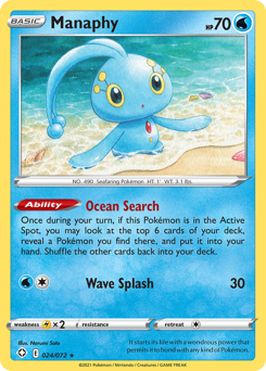Manaphy — Shining Fates 24/72