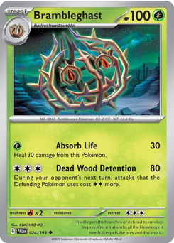 Brambleghast — Paldea Evolved 24/193