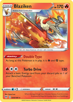 Blaziken — Darkness Ablaze 24/189