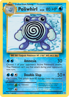 Poliwhirl — Evolutions 24/108