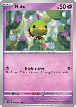 Natu — Paldean Fates 25/91