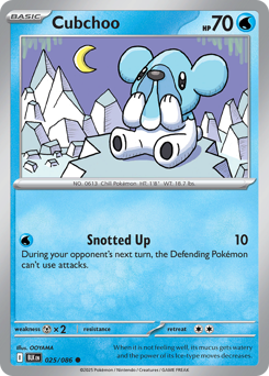 Cubchoo — Black Bolt 25/86