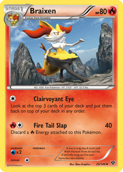 Braixen — XY 25/146