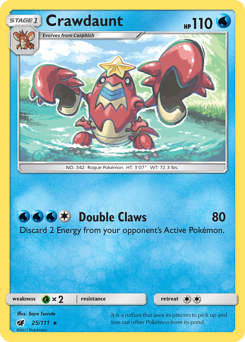 Crawdaunt — Crimson Invasion 25/111