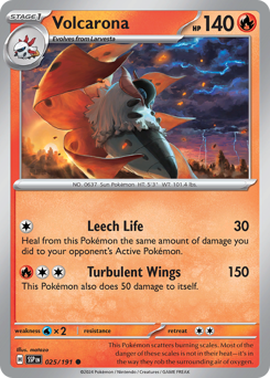 Volcarona — Surging Sparks 25/191