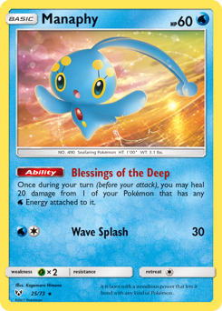 Manaphy — Shining Legends 25/73