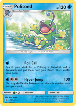 Politoed — Guardians Rising 25/145