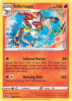 Infernape — Brilliant Stars 26/172