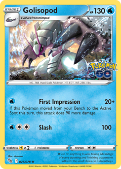 Golisopod — Pokémon GO 26/78