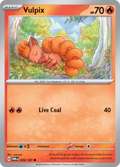 Vulpix — Twilight Masquerade 26/167
