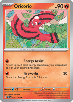 Oricorio — Surging Sparks 26/191