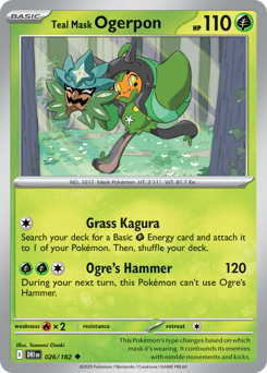 Teal Mask Ogerpon — Destined Rivals 26/182