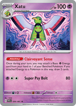 Xatu — Paldean Fates 26/91