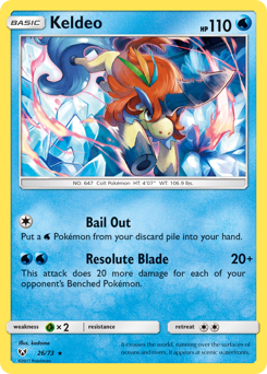 Keldeo — Shining Legends 26/73