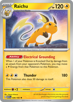 Raichu — 151 26/165