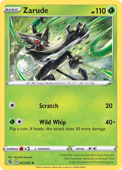 Zarude — Fusion Strike 27/264